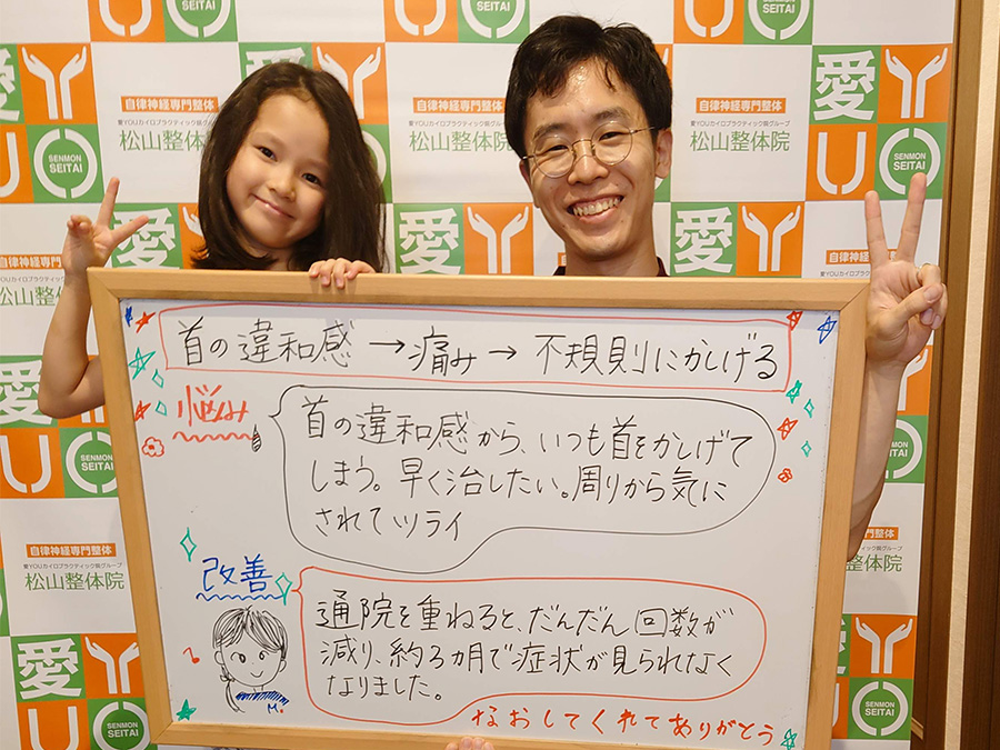 約3ヵ月で症状が見られなくなりました!